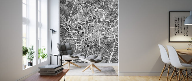 PHOTOWALL / Frankfurt Germany City Map (e311547)