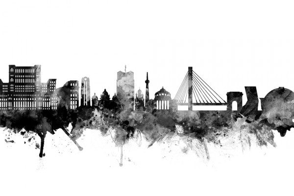 PHOTOWALL / Bucharest Romania Skyline (e311603)