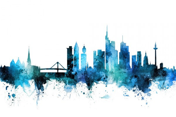 PHOTOWALL / Frankfurt Germany Skyline (e311607)