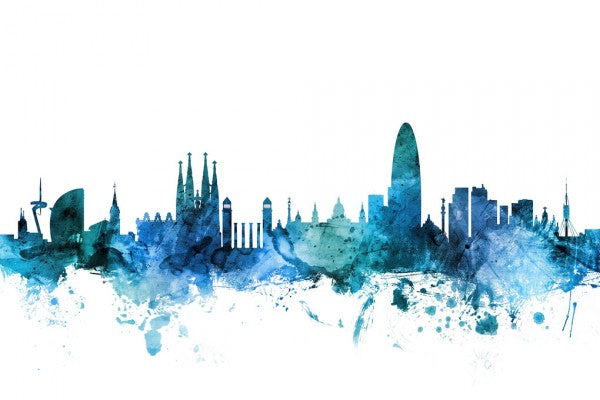 PHOTOWALL / Barcelona Spain Skyline (e311648)