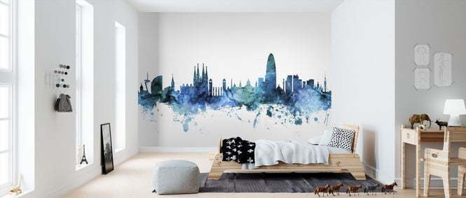 PHOTOWALL / Barcelona Spain Skyline (e311648)