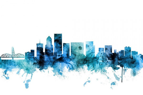 PHOTOWALL / Portland Oregon Skyline (e311671)
