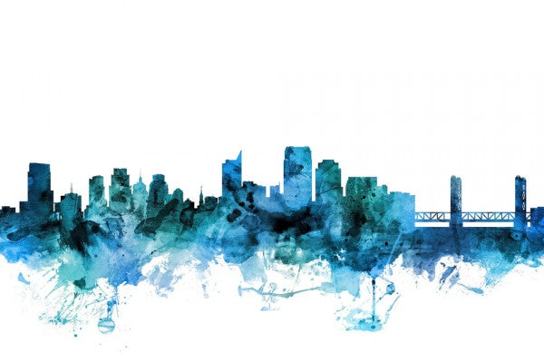 PHOTOWALL / Sacramento California Skyline (e311681)