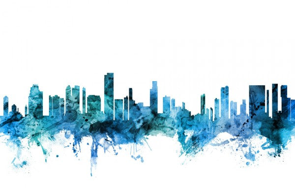 PHOTOWALL / Honolulu Hawaii Skyline (e311690)
