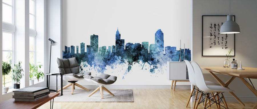 PHOTOWALL / Raleigh North Carolina Skyline (e311741)