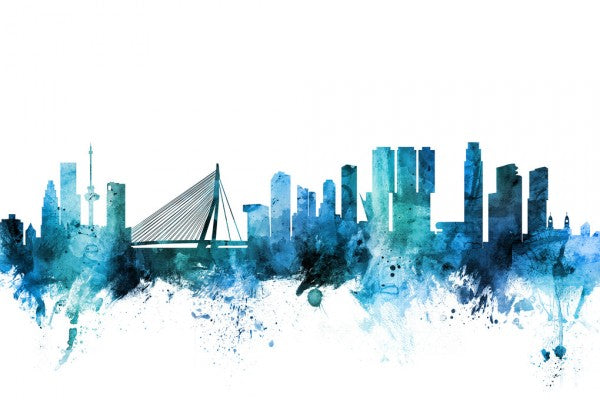 PHOTOWALL / Rotterdam The Netherlands Skyline (e311746)