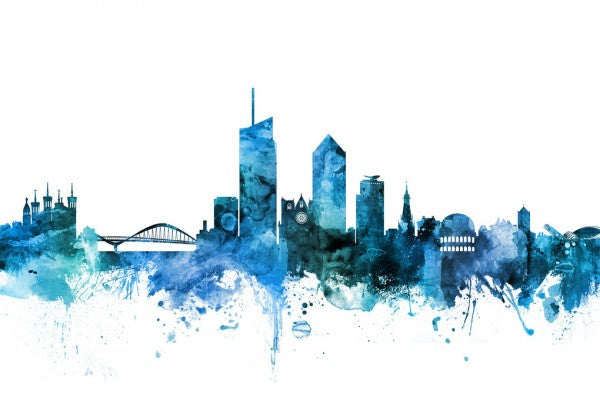 PHOTOWALL / Lyon France Skyline (e311748)