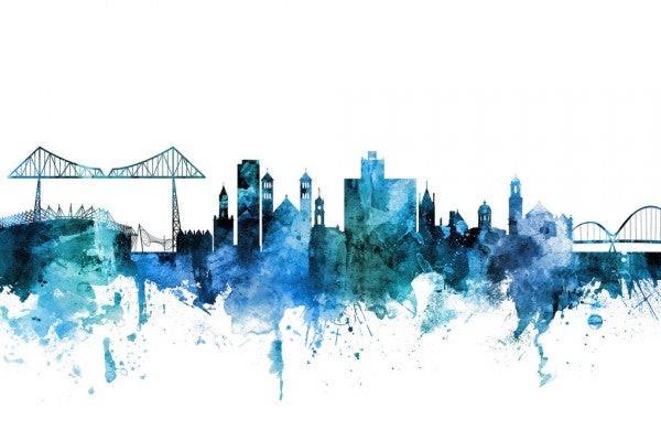 PHOTOWALL / Middlesbrough England Skyline (e311761)