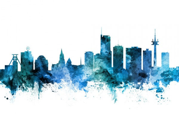 PHOTOWALL / Essen Germany Skyline (e311782)