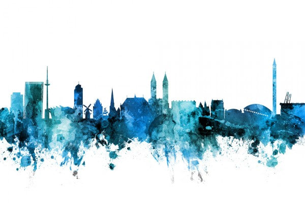 PHOTOWALL / Bremen Germany Skyline (e311785)