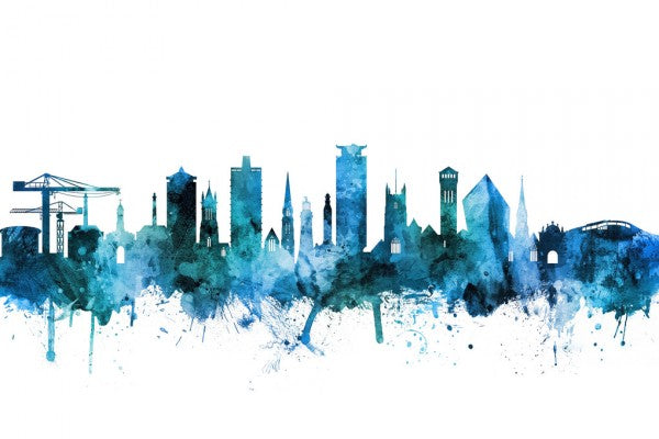 PHOTOWALL / Plymouth England Skyline (e311800)