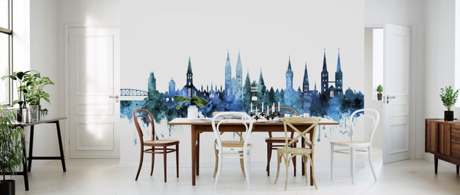 PHOTOWALL / Lubeck Germany Skyline (e311803)