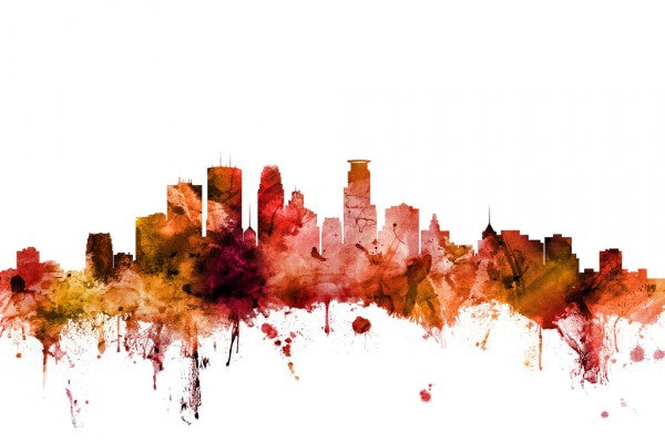 PHOTOWALL / Minneapolis Minnesota Skyline (e311898)