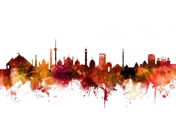 PHOTOWALL / New Delhi India Skyline (e312012)