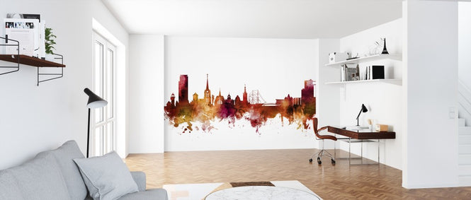 PHOTOWALL / Halmstad Sweden Skyline (e312017)