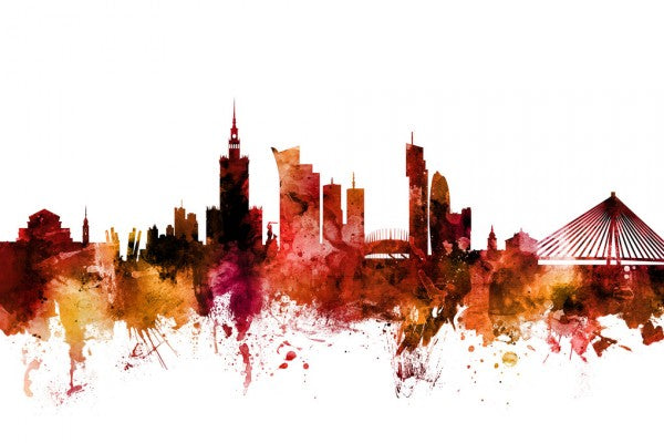 PHOTOWALL / Warsaw Poland Skyline (e312022)