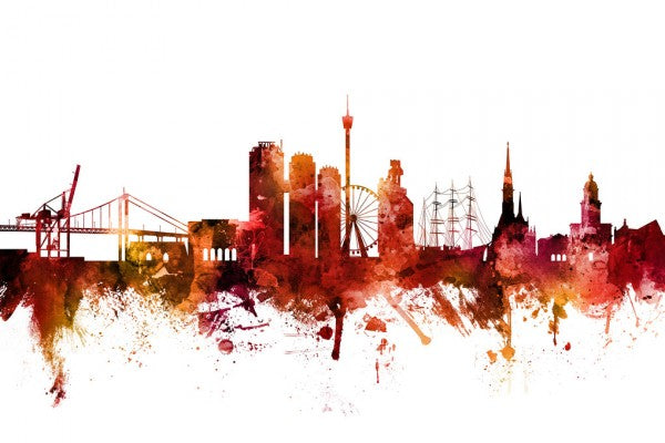 PHOTOWALL / Gothenburg Sweden Skyline (e312023)