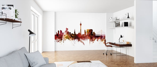 PHOTOWALL / Dusseldorf Germany Skyline (e312040)