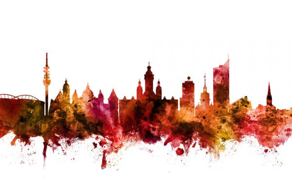 PHOTOWALL / Leipzig Germany Skyline (e312045)