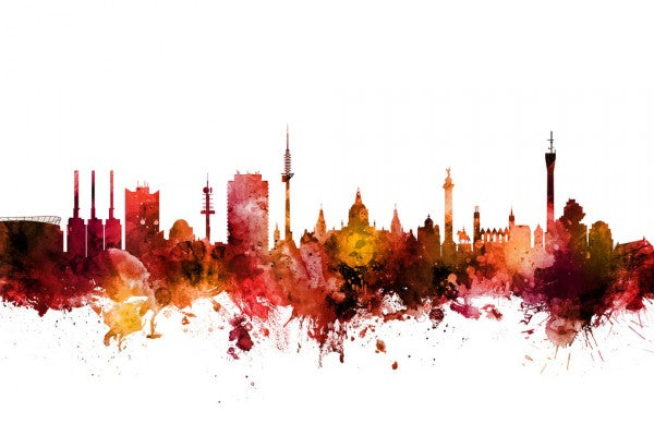 PHOTOWALL / Hannover Germany Skyline (e312046)