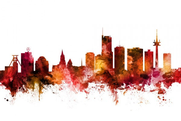 PHOTOWALL / Essen Germany Skyline (e312047)