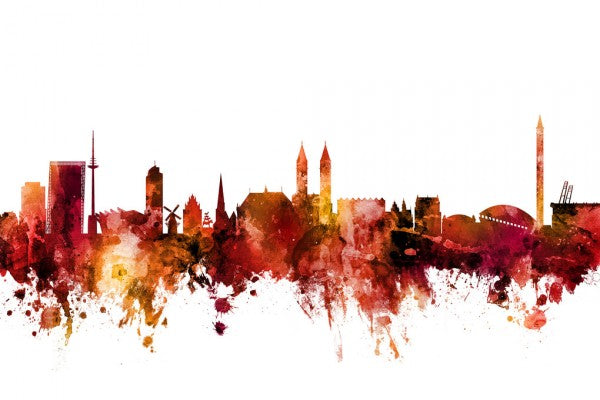 PHOTOWALL / Bremen Germany Skyline (e312050)