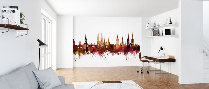 PHOTOWALL / Lubeck Germany Skyline (e312069)