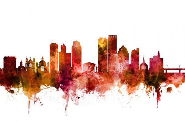 PHOTOWALL / Dayton Ohio Skyline (e312082)