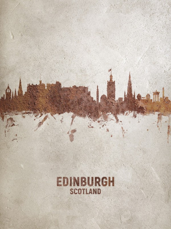 PHOTOWALL / Edinburgh Scotland Rust Skyline (e312107)