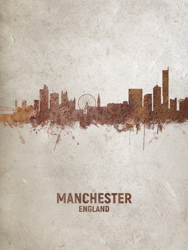 PHOTOWALL / Manchester England Rust Skyline (e312109)