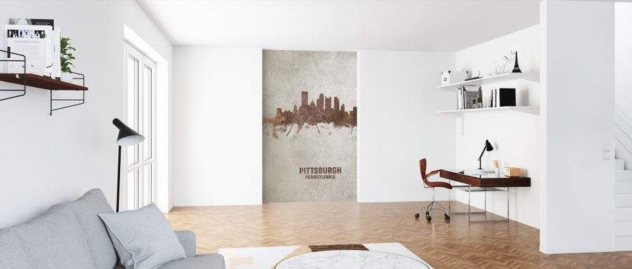 PHOTOWALL / Pittsburgh Pennsylvania Rust Skyline (e312112)
