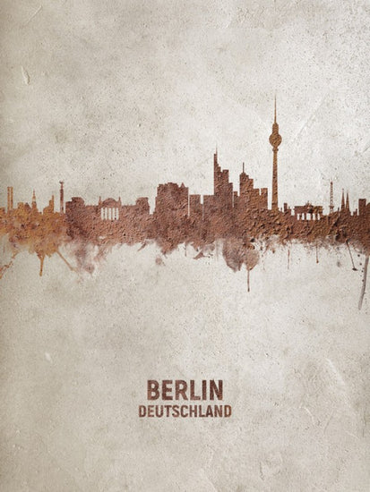 PHOTOWALL / Berlin Germany Rust Skyline (e312122)