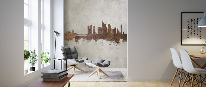 PHOTOWALL / Frankfurt Germany Rust Skyline (e312125)