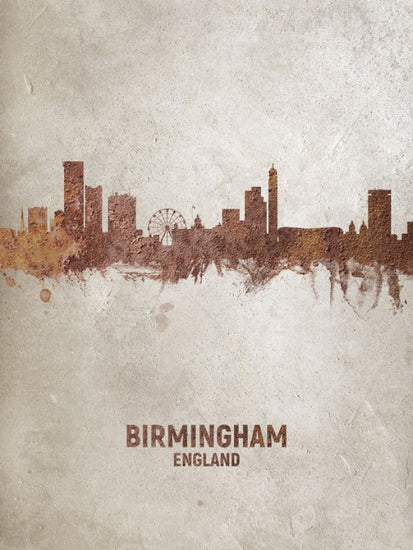 PHOTOWALL / Birmingham England Rust Skyline (e312135)