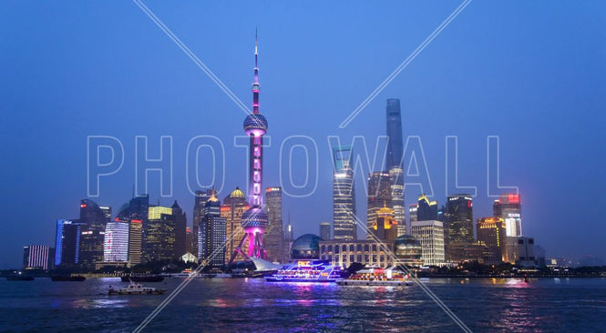 PHOTOWALL / Night View of Shanghai City (e313209)