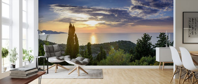 PHOTOWALL / Sunset at Assos Keflona - Greece (e313212)