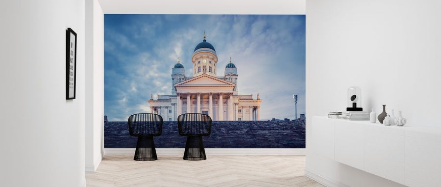 PHOTOWALL / Helsinki Lutheran Cathedral in Evening Light (e313215)