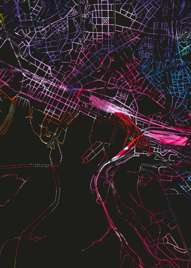 PHOTOWALL / Oslo in Norway - Map (e313271)