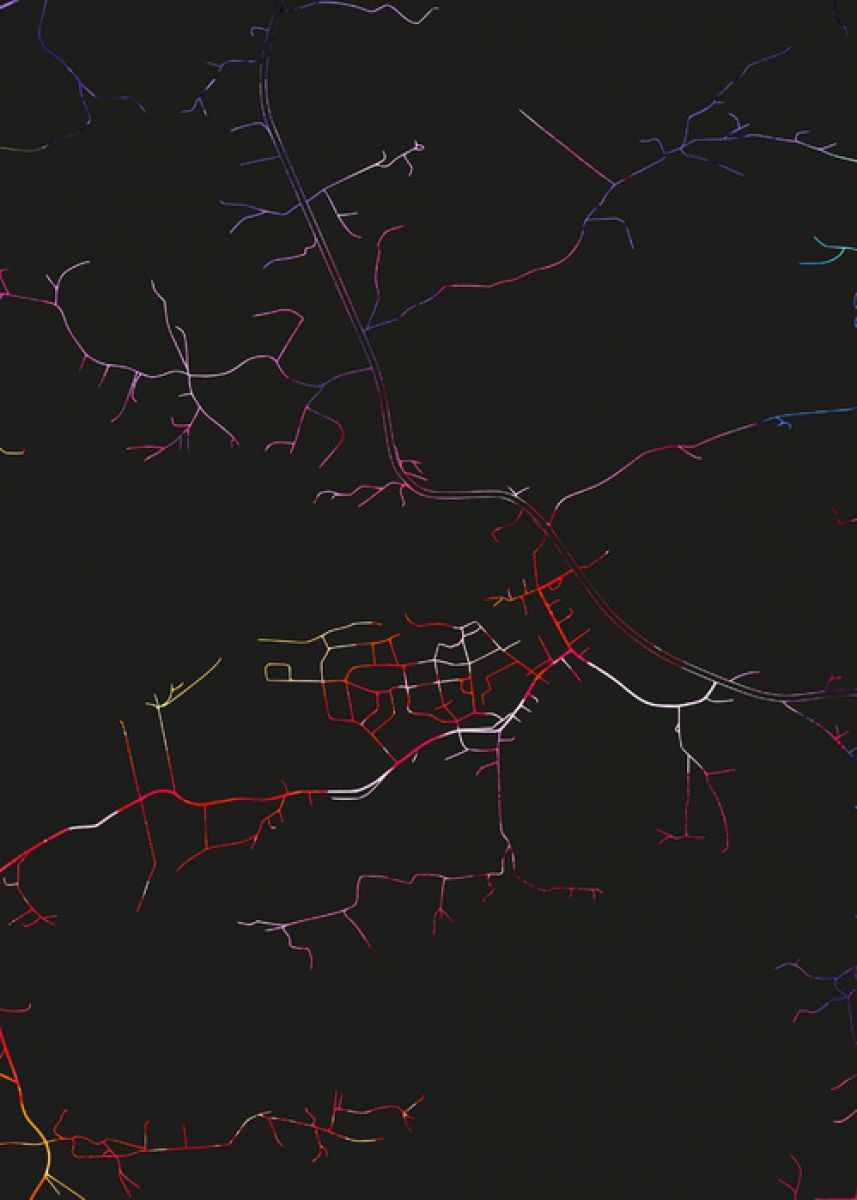 PHOTOWALL / Tampere in Finland - Map (e313282)