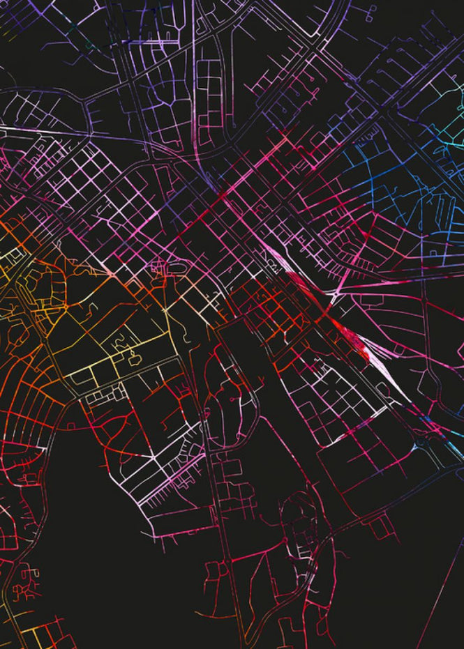 PHOTOWALL / Uppsala in Sweden - Map (e313287)