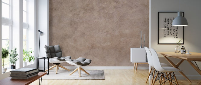 PHOTOWALL / Smoth Brown Cement Wall (e313641)