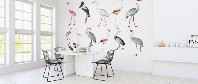 PHOTOWALL / Long Necked Bird Family (e313679)