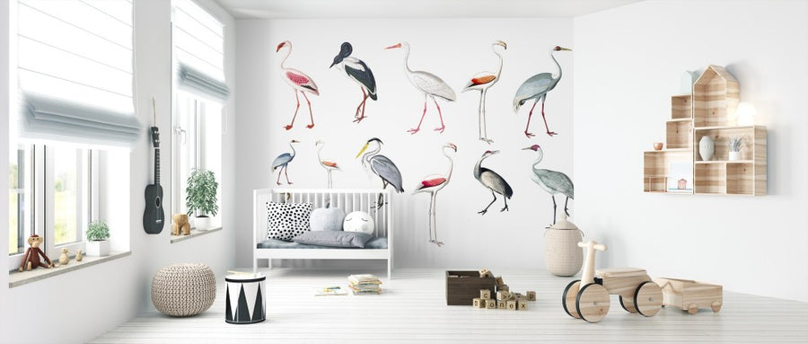 PHOTOWALL / Long Necked Bird Family (e313679)