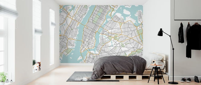 PHOTOWALL / New York Map (e313684)