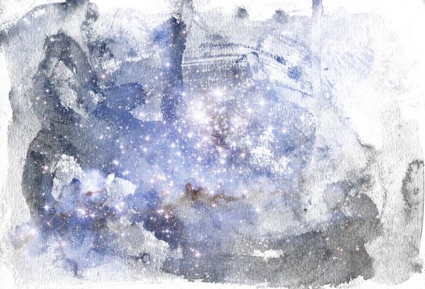 PHOTOWALL / Watercolor Galaxy (e313702)