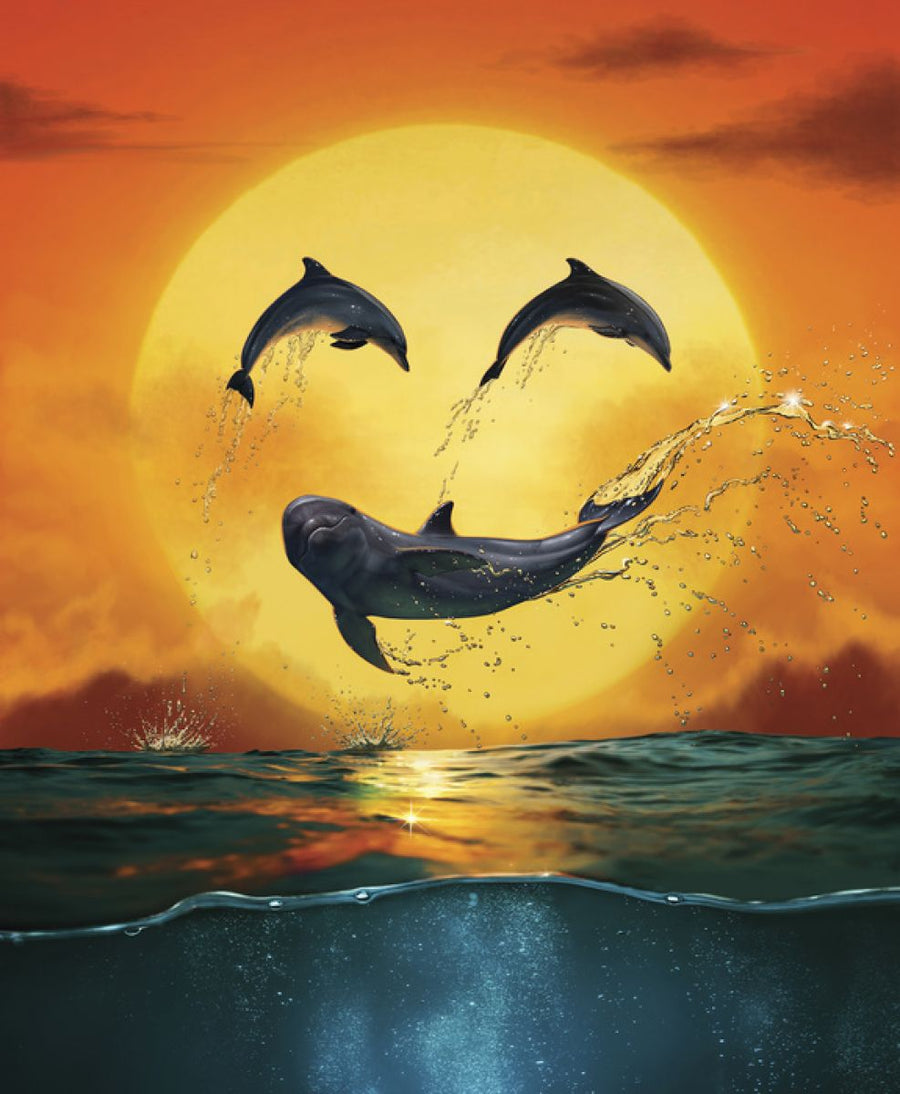 PHOTOWALL / Dolphin Emoji Smily (e313837)