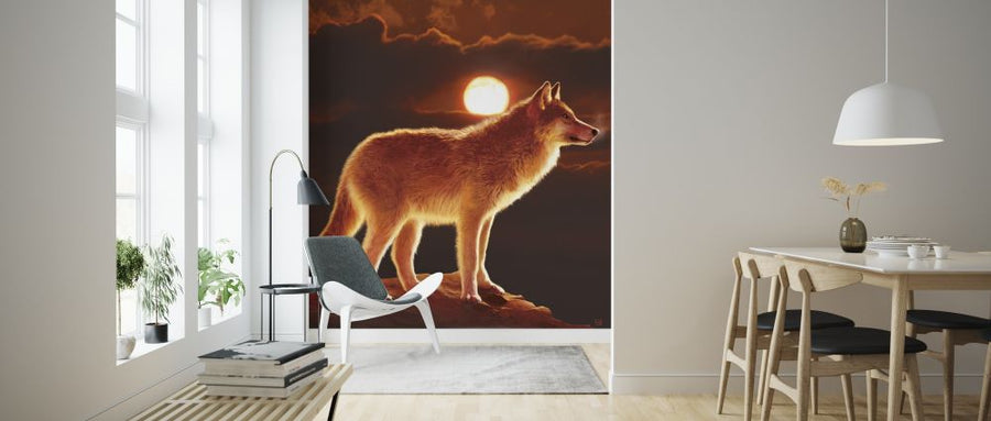PHOTOWALL / Sunset Wolf (e313857)