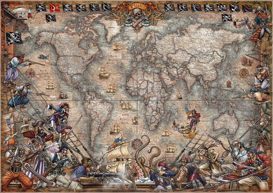 PHOTOWALL / Pirates Map (e314295)