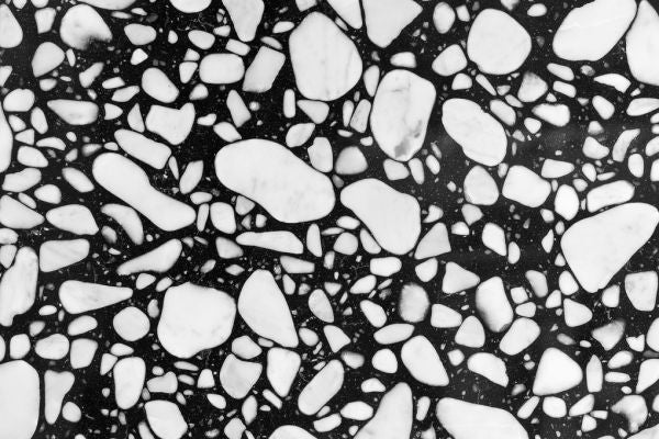 PHOTOWALL / Black and White Terrazzo (e314458)