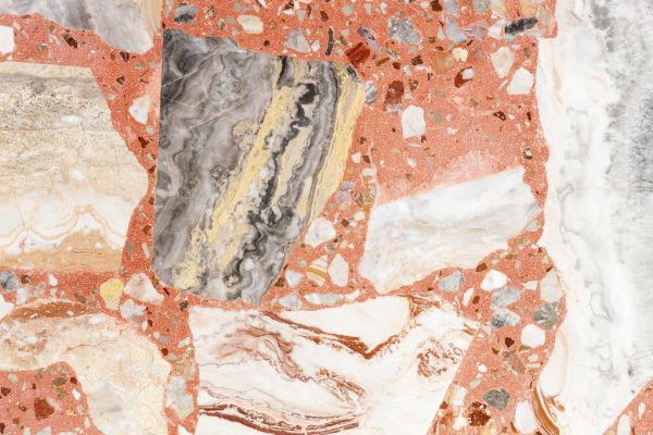 PHOTOWALL / Coral Colored Terrazzo (e314463)